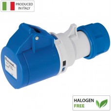 Βιομηχανικό Φις Θηλυκό 16A 3P 230V Μπλε IP44 EC69080